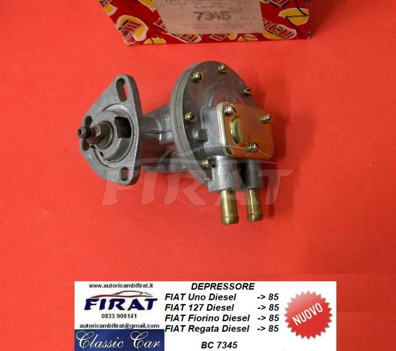 DEPRESSORE FIAT 127 D-UNO D-FIORINO D-REGATA D ->85 (7345)
